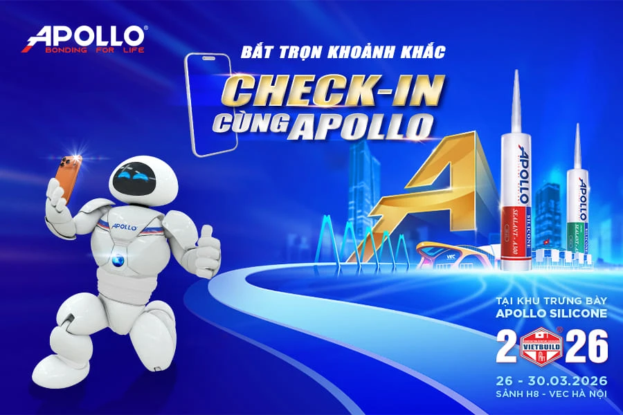Cuộc thi chụp ảnh Check-In cùng Apollo tại Vietbuild Hà Nội 2026